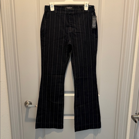 Liverpool Pants - Liverpool Pinstripe Dress Pants in blue | Sz 4